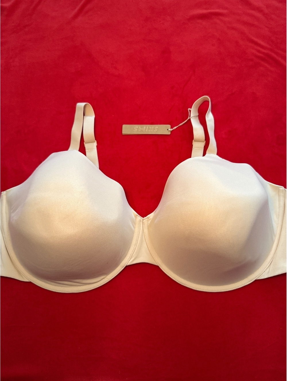Skims Fits Everybody T Shirt Bra Color Sand Size 46DDD